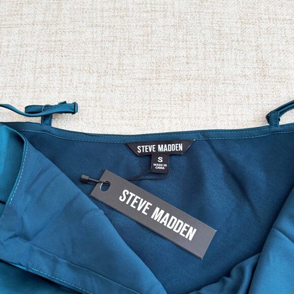 Steve Madden Midnight Teal Lucille Dress size Small - Picture 7 of 10